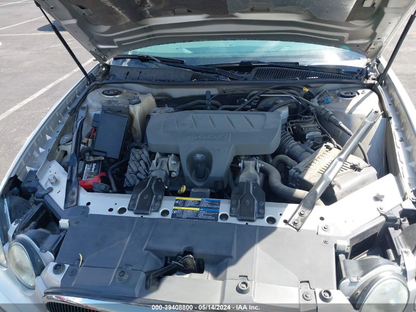 2006 Buick Lacrosse Cxl VIN: 2G4WD582761128892 Lot: 39408800