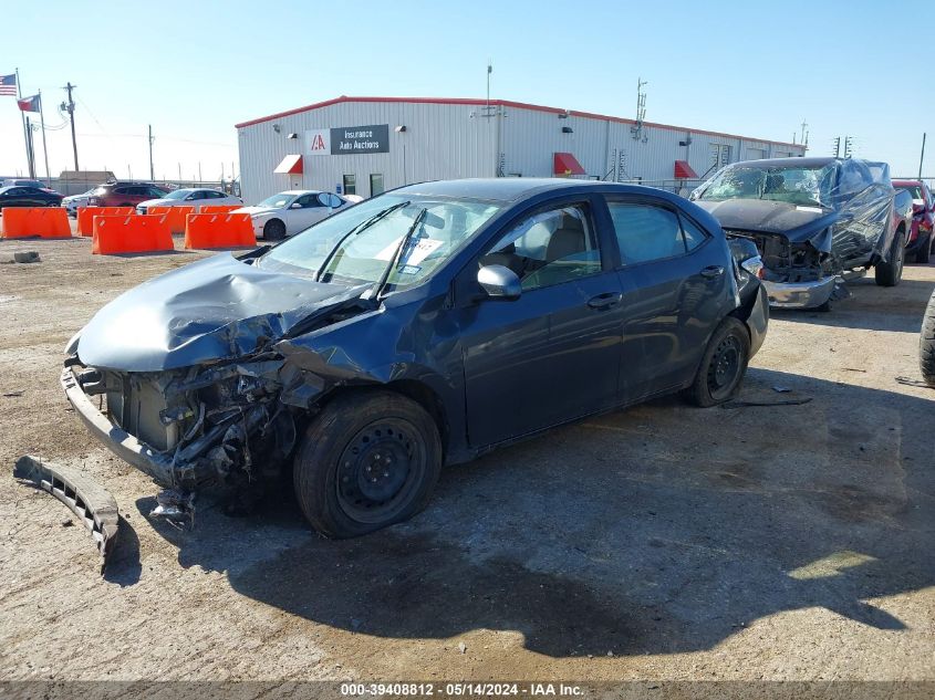 2016 Toyota Corolla Le VIN: 5YFBURHE5GP549730 Lot: 39408812