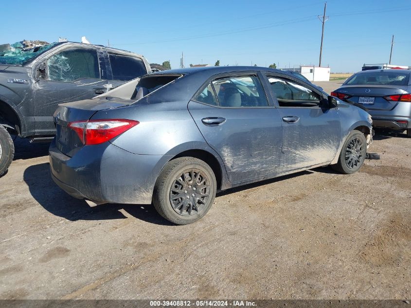 2016 Toyota Corolla Le VIN: 5YFBURHE5GP549730 Lot: 39408812