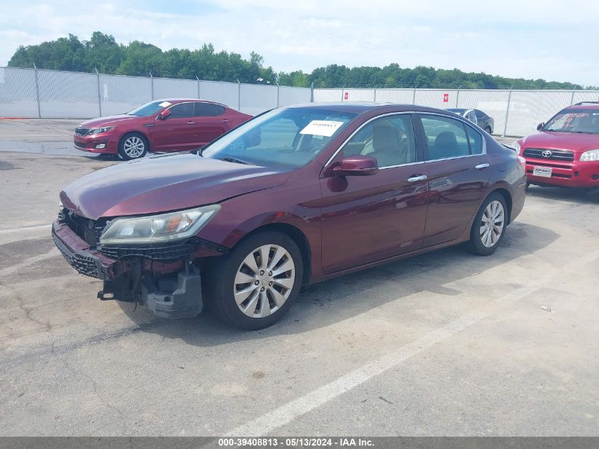 2014 Honda Accord Ex-L VIN: 1HGCR2F80EA218681 Lot: 39408813