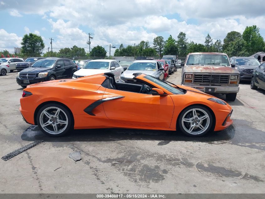 2022 Chevrolet Corvette Stingray VIN: 1G1YA3D47N5107225 Lot: 39408817