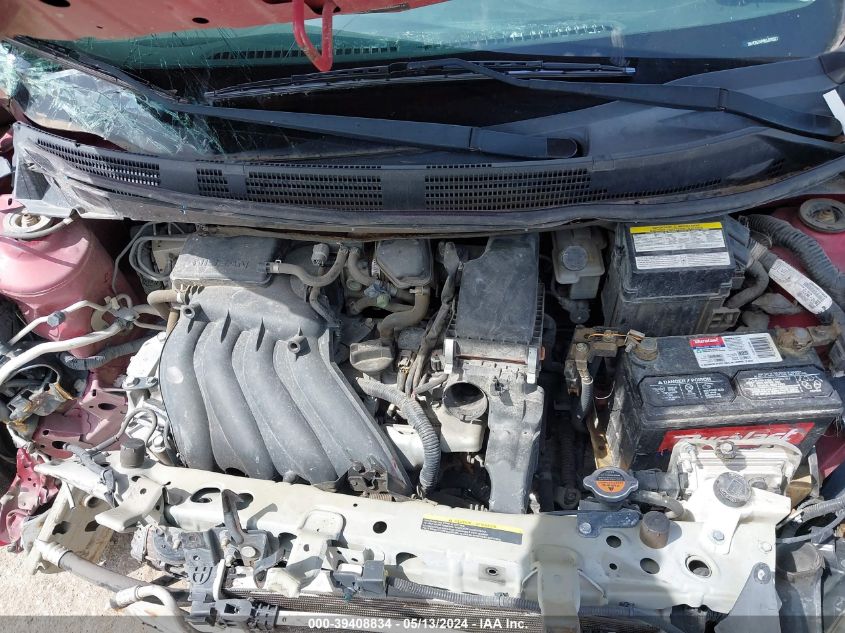 2014 Nissan Versa 1.6 S+ VIN: 3N1CN7AP0EL876521 Lot: 39408834