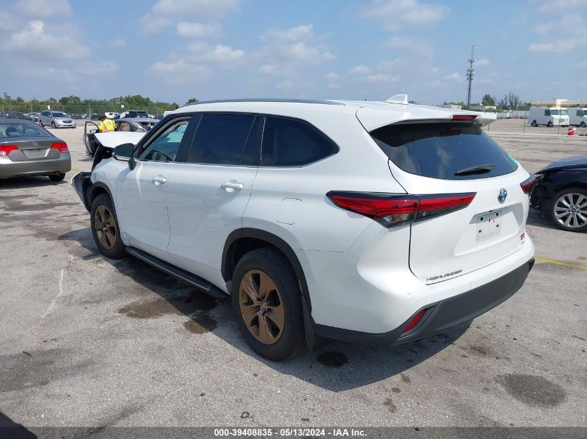 2023 Toyota Highlander Hybrid Xle Bronze VIN: 5TDABRCH2PS563658 Lot: 39408835