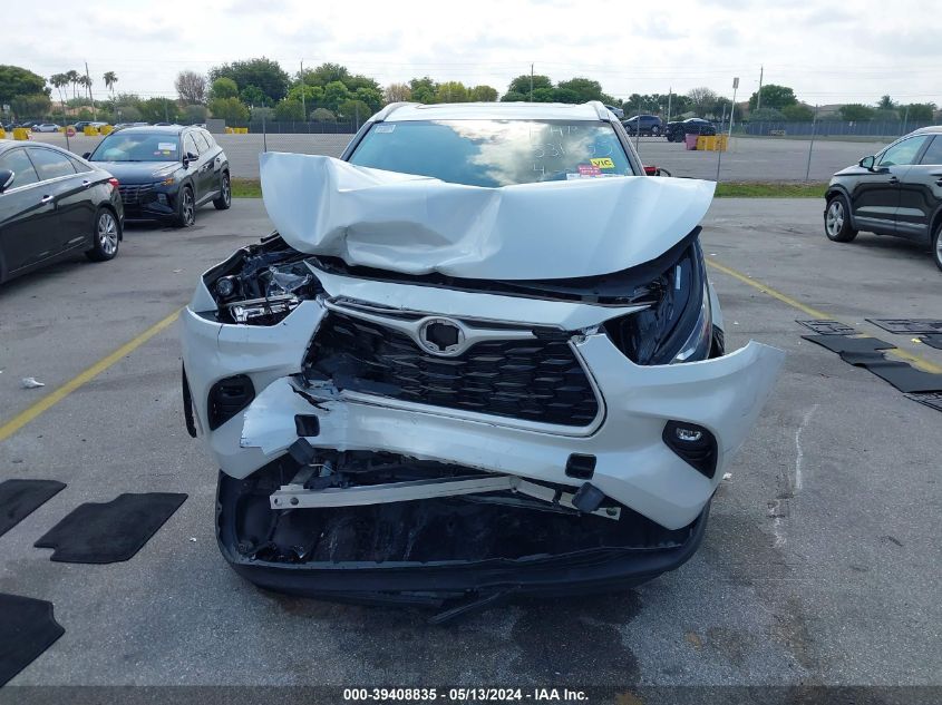 2023 Toyota Highlander Hybrid Xle Bronze VIN: 5TDABRCH2PS563658 Lot: 39408835