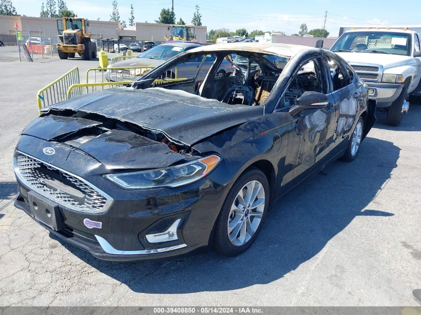 2019 Ford Fusion Energi Titanium VIN: 3FA6P0SU8KR185381 Lot: 39408850