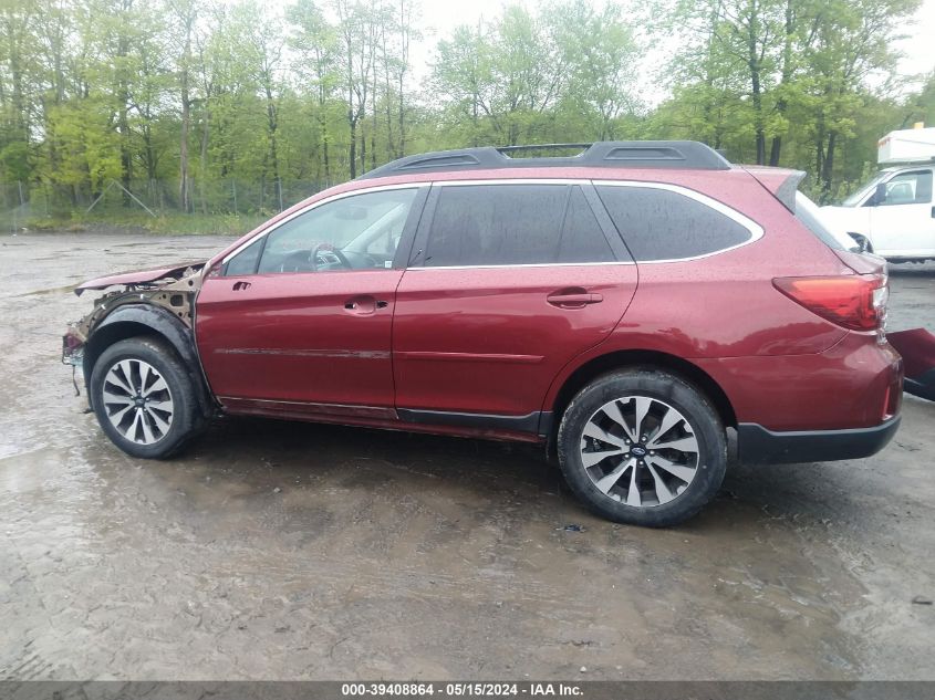 2016 Subaru Outback 2.5I Limited VIN: 4S4BSANC3G3204999 Lot: 39408864
