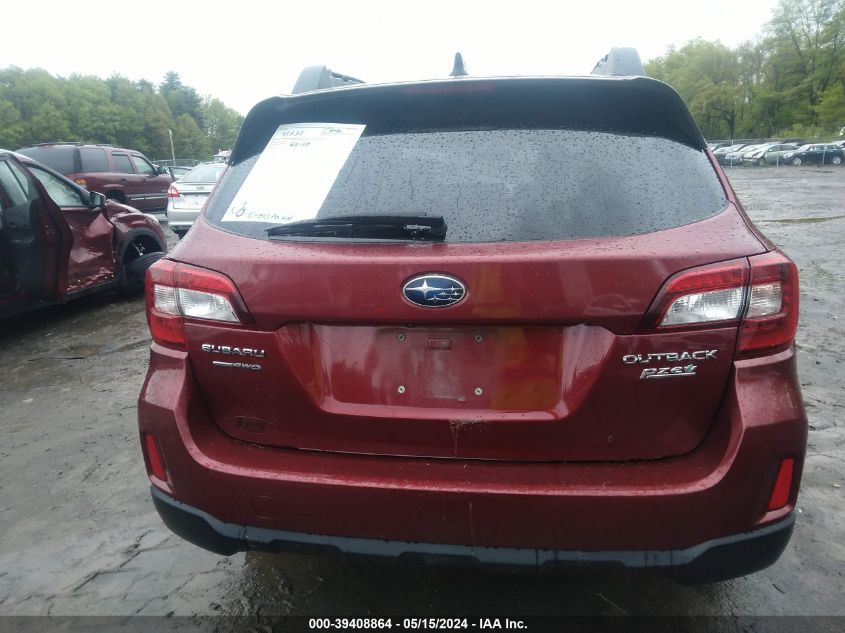 2016 Subaru Outback 2.5I Limited VIN: 4S4BSANC3G3204999 Lot: 39408864