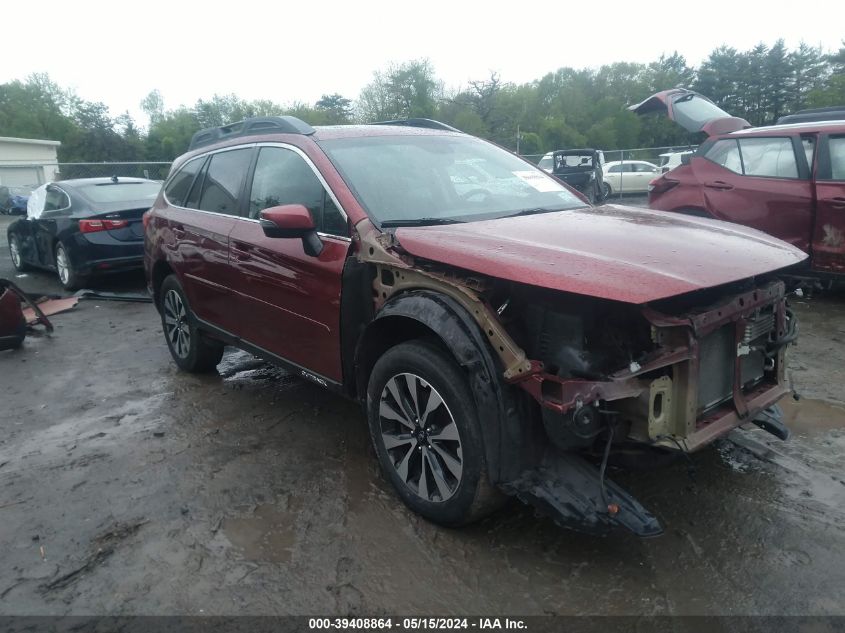 2016 Subaru Outback 2.5I Limited VIN: 4S4BSANC3G3204999 Lot: 39408864