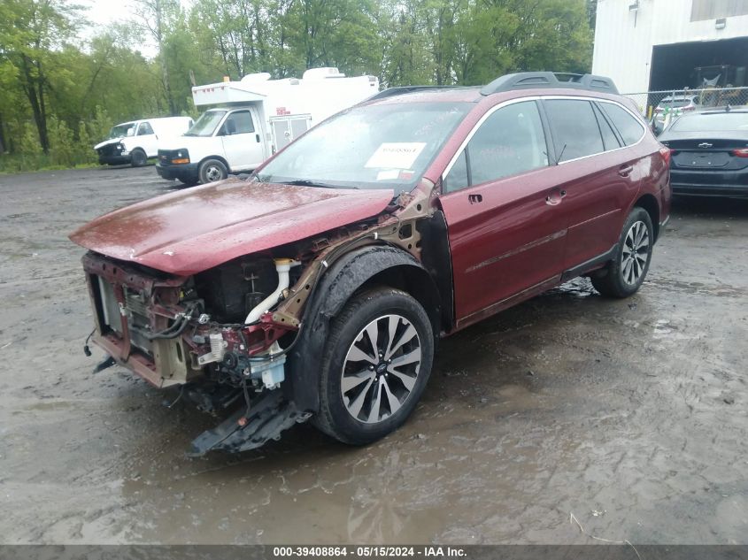 2016 Subaru Outback 2.5I Limited VIN: 4S4BSANC3G3204999 Lot: 39408864