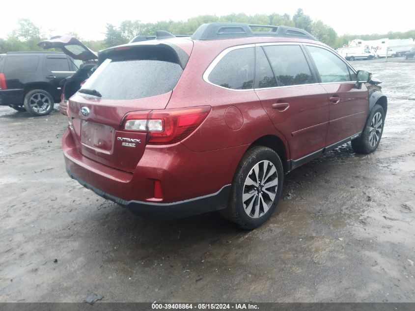 2016 Subaru Outback 2.5I Limited VIN: 4S4BSANC3G3204999 Lot: 39408864