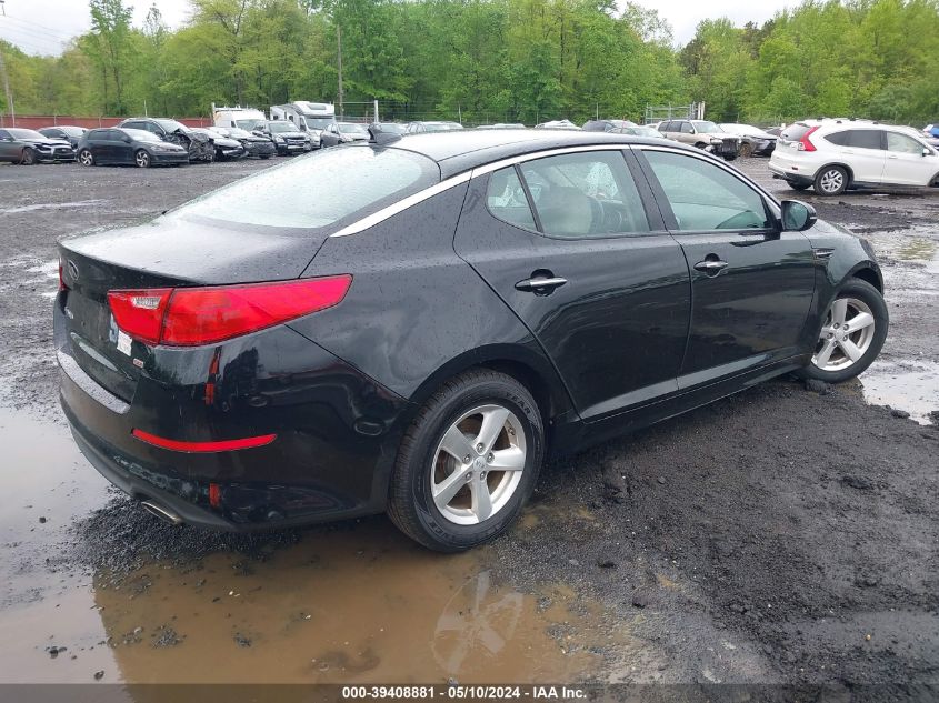 2015 Kia Optima Lx VIN: KNAGM4A78F5663928 Lot: 39408881