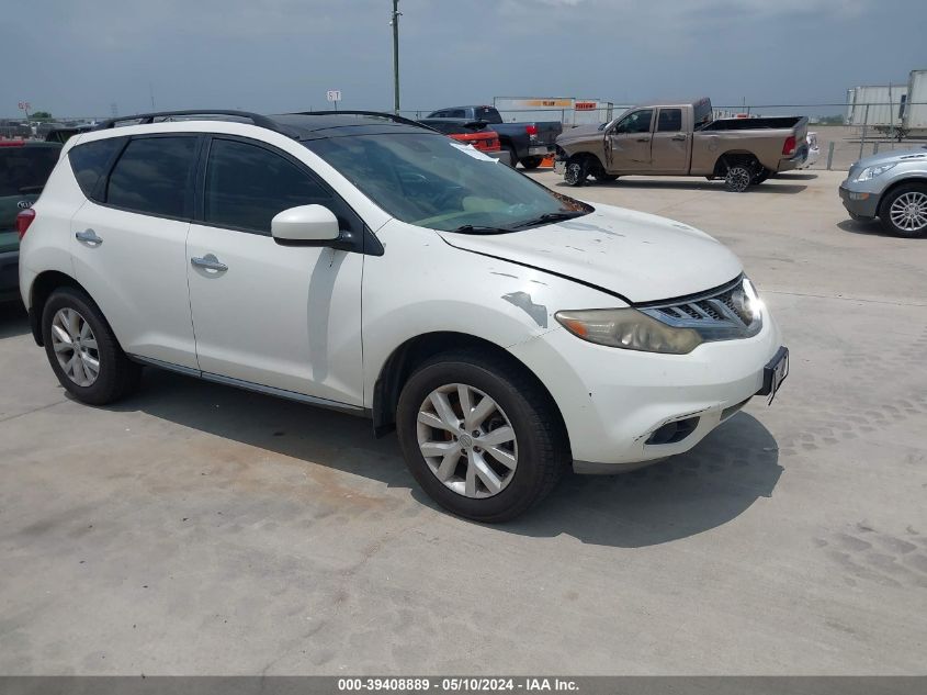 2014 Nissan Murano Sl VIN: JN8AZ1MU2EW408327 Lot: 39408889