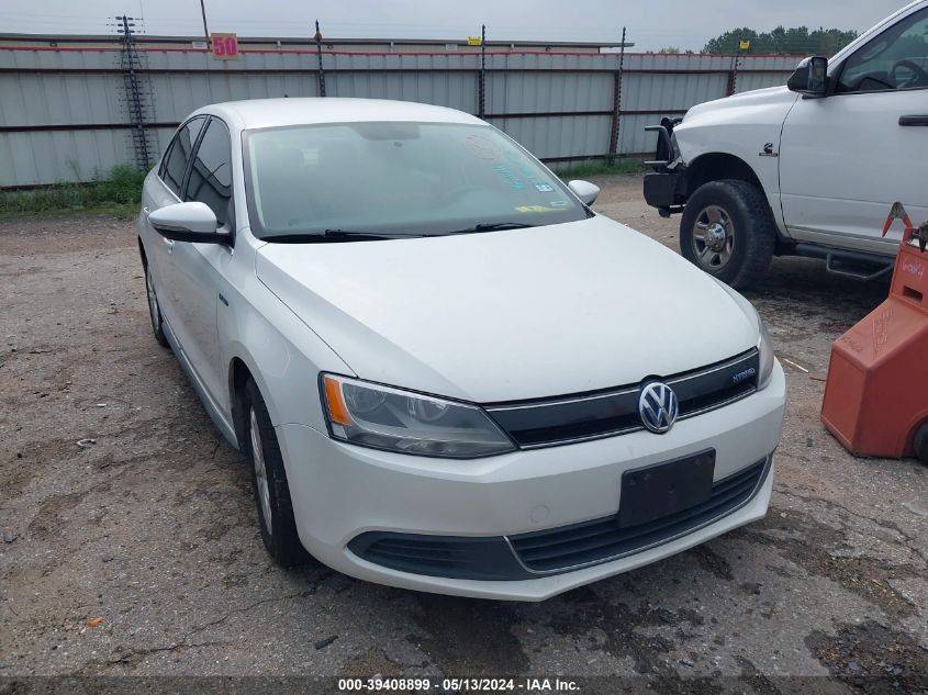 2013 Volkswagen Jetta Hybrid Se VIN: 3VW637AJ0DM282478 Lot: 39408899