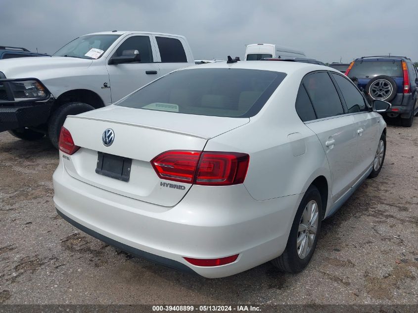 2013 Volkswagen Jetta Hybrid Se VIN: 3VW637AJ0DM282478 Lot: 39408899