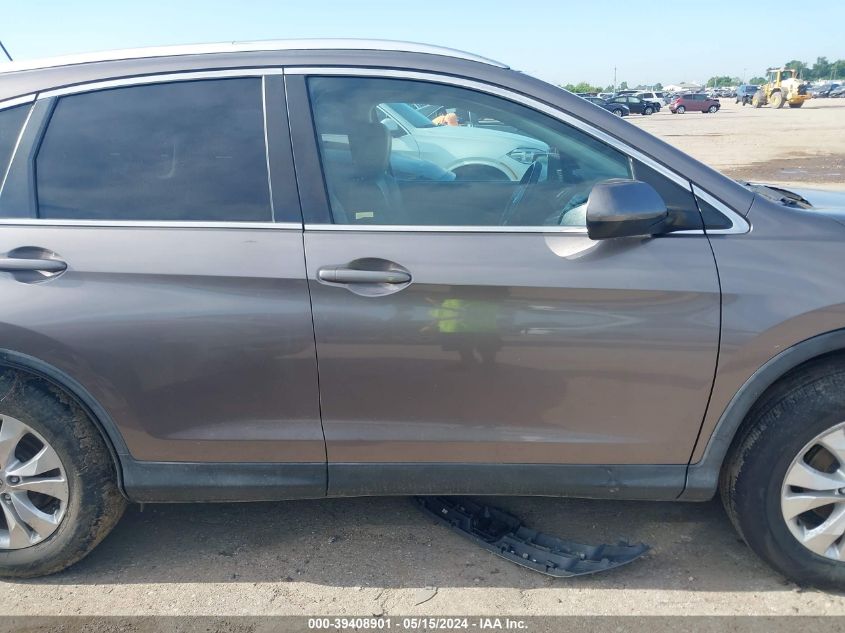 2014 Honda Cr-V Ex-L VIN: 5J6RM4H74EL096462 Lot: 39408901