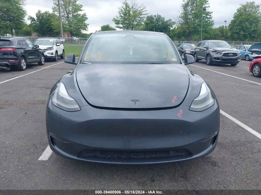 2022 Tesla Model Y Performance Dual Motor All-Wheel Drive VIN: 7SAYGDEF5NF466036 Lot: 39408906