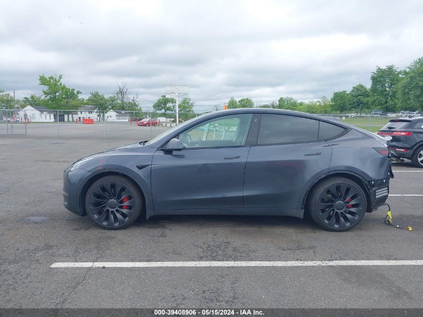 2022 TESLA MODEL Y PERFORMANCE DUAL MOTOR ALL-WHEEL DRIVE - 7SAYGDEF5NF466036