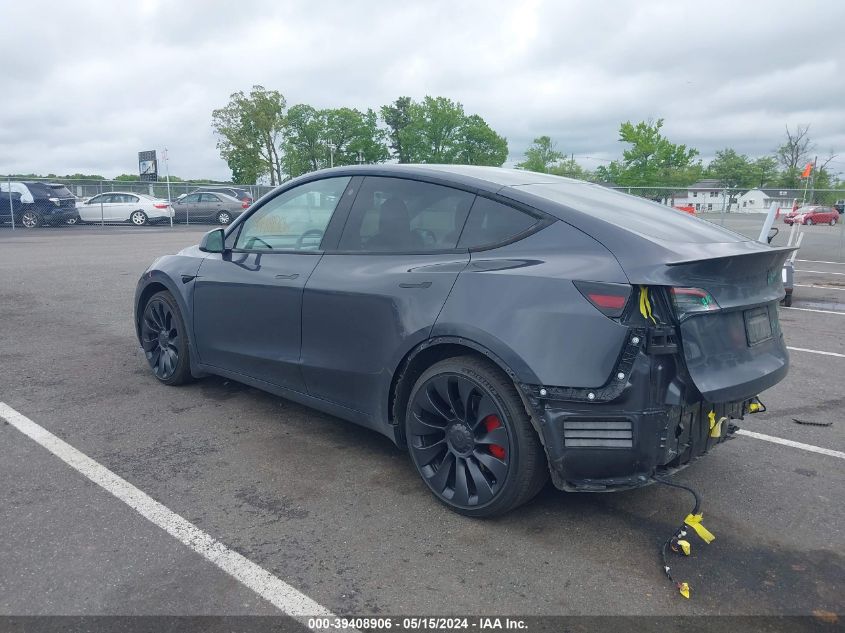 2022 TESLA MODEL Y PERFORMANCE DUAL MOTOR ALL-WHEEL DRIVE - 7SAYGDEF5NF466036