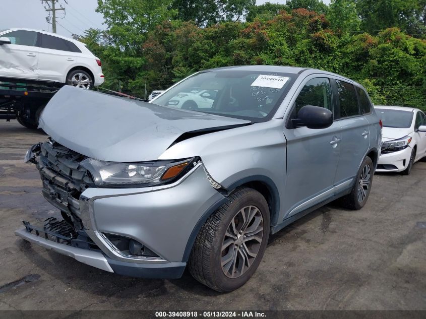 2017 Mitsubishi Outlander Es VIN: JA4AZ2A38HZ015281 Lot: 39408918