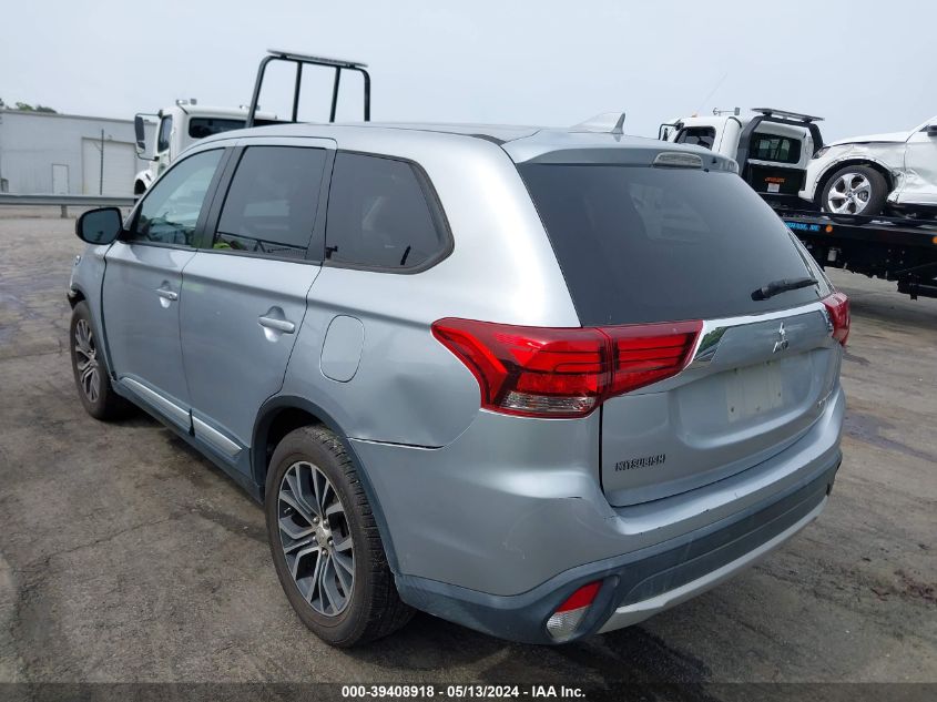 2017 Mitsubishi Outlander Es VIN: JA4AZ2A38HZ015281 Lot: 39408918