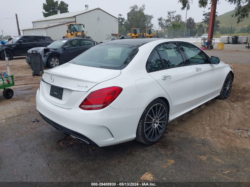 2017 Mercedes-Benz C 300 4Matic/Luxury 4Matic/Sport 4Matic VIN: 55SWF4KB8HU233554 Lot: 39408930