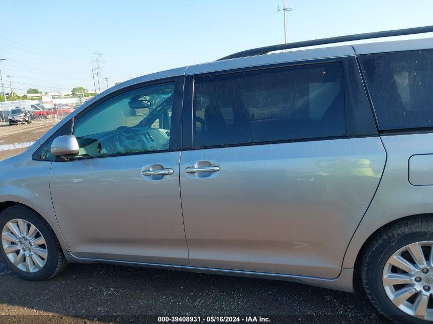 2012 Toyota Sienna Limited V6 7 Passenger VIN: 5TDYK3DC0CS248253 Lot: 39408931