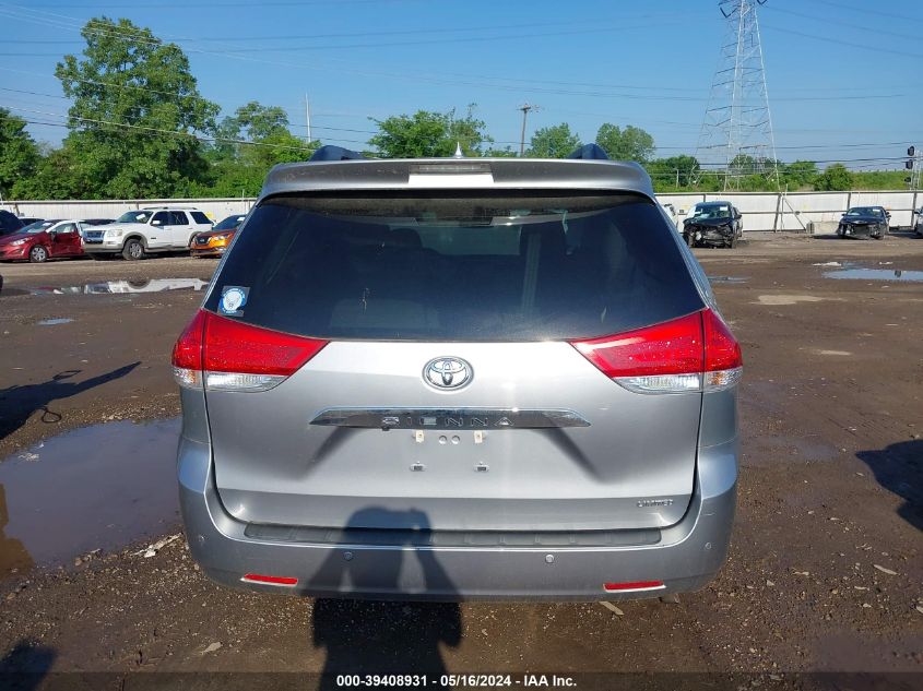 2012 Toyota Sienna Limited V6 7 Passenger VIN: 5TDYK3DC0CS248253 Lot: 39408931