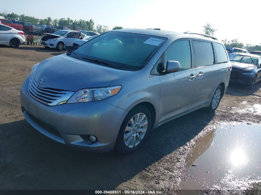 2012 Toyota Sienna Limited V6 7 Passenger VIN: 5TDYK3DC0CS248253 Lot: 39408931