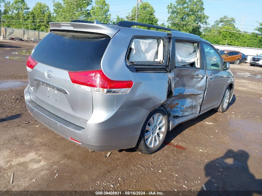 2012 Toyota Sienna Limited V6 7 Passenger VIN: 5TDYK3DC0CS248253 Lot: 39408931