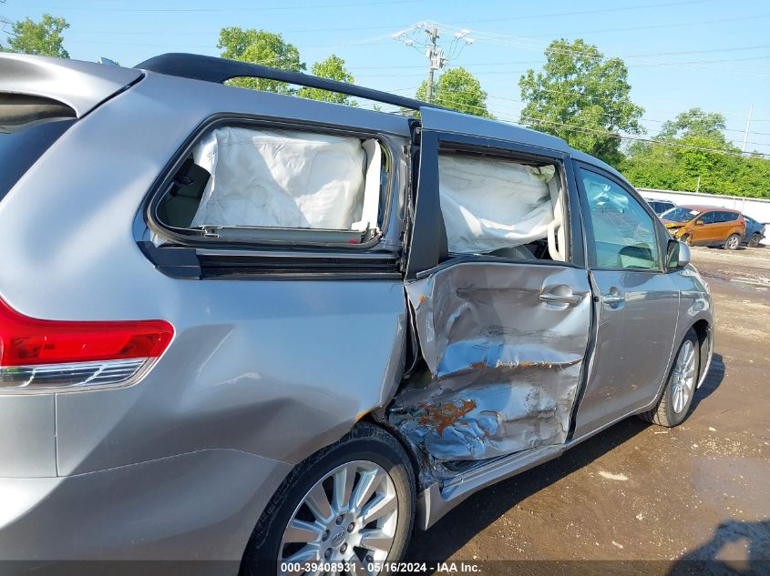 2012 Toyota Sienna Limited V6 7 Passenger VIN: 5TDYK3DC0CS248253 Lot: 39408931