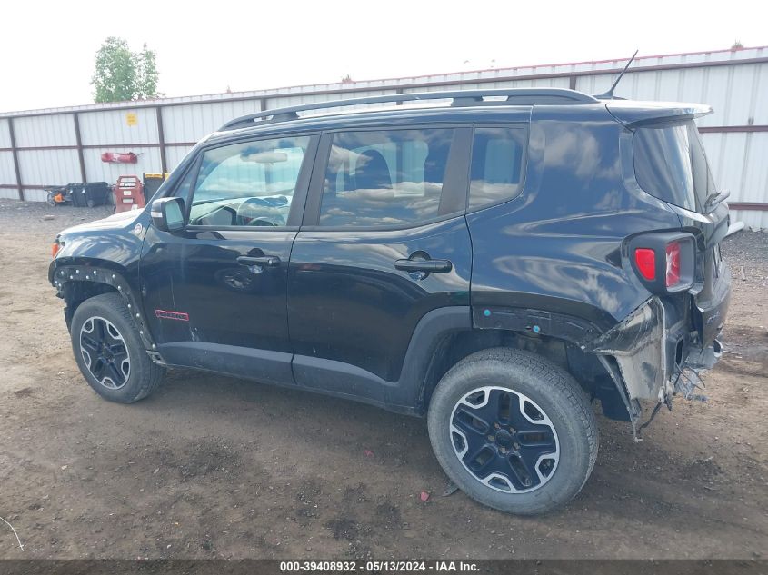 2017 Jeep Renegade Trailhawk 4X4 VIN: ZACCJBCB4HPE62585 Lot: 39408932