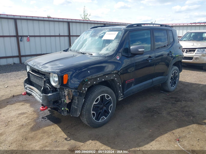 VIN ZACCJBCB4HPE62585 2017 JEEP RENEGADE TRAILHAWK 4X4