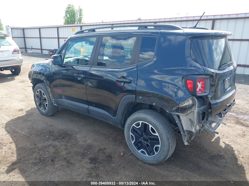 VIN ZACCJBCB4HPE62585 2017 JEEP RENEGADE TRAILHAWK 4X4