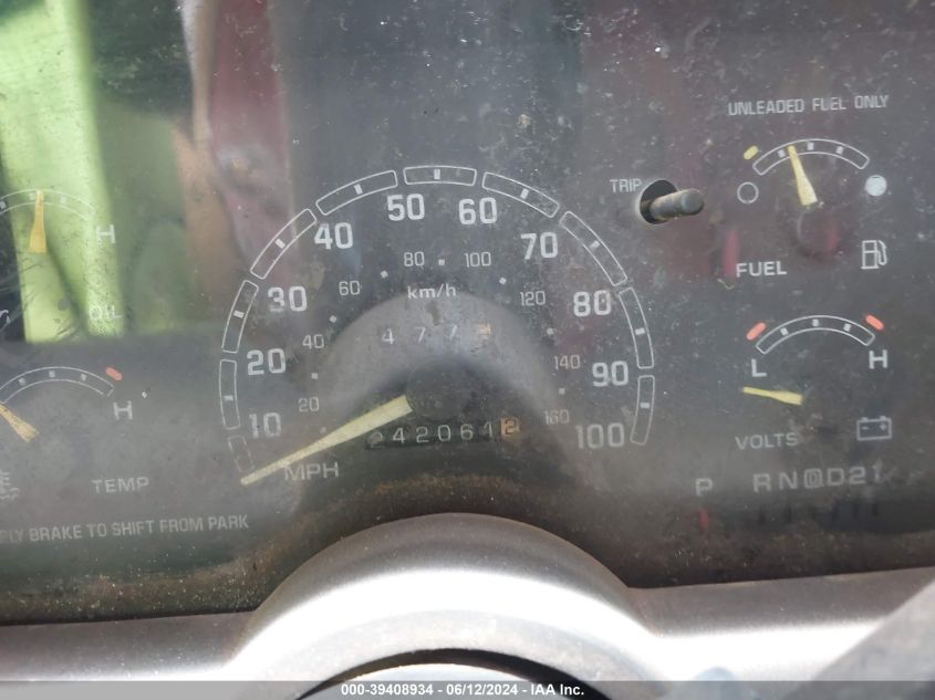 1993 Chevrolet Astro VIN: 1GNDM19Z2PB203250 Lot: 39408934