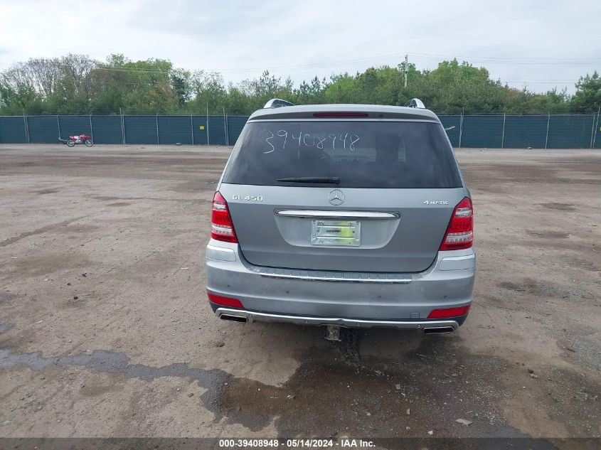 2010 Mercedes-Benz Gl 450 4Matic VIN: 4JGBF7BEXAA539192 Lot: 39408948