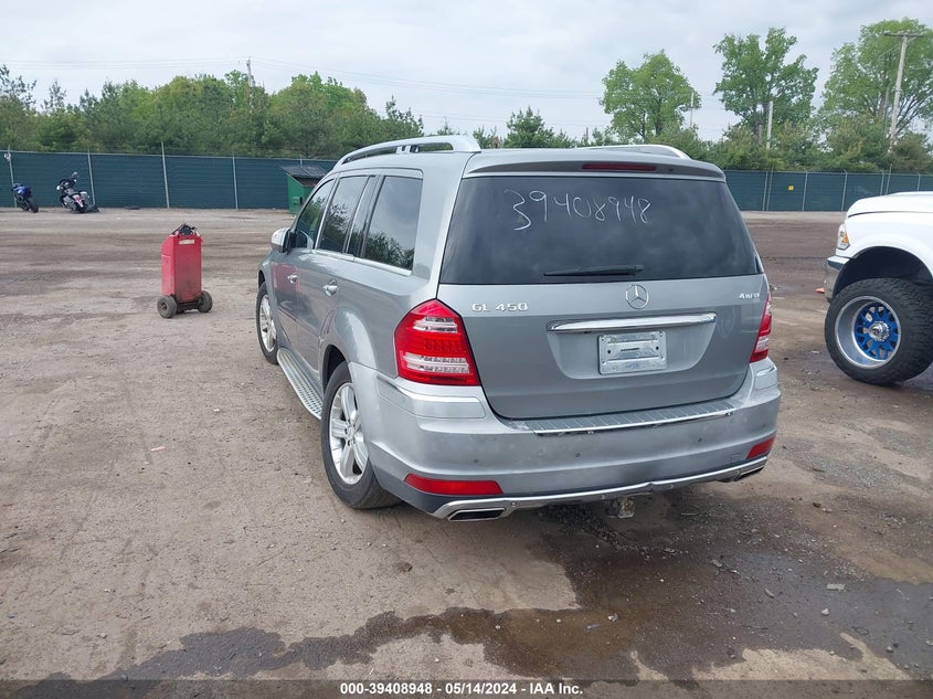 2010 Mercedes-Benz Gl 450 4Matic VIN: 4JGBF7BEXAA539192 Lot: 39408948