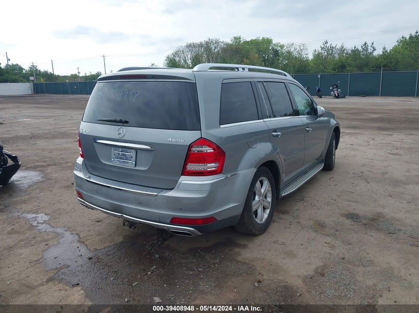 2010 Mercedes-Benz Gl 450 4Matic VIN: 4JGBF7BEXAA539192 Lot: 39408948