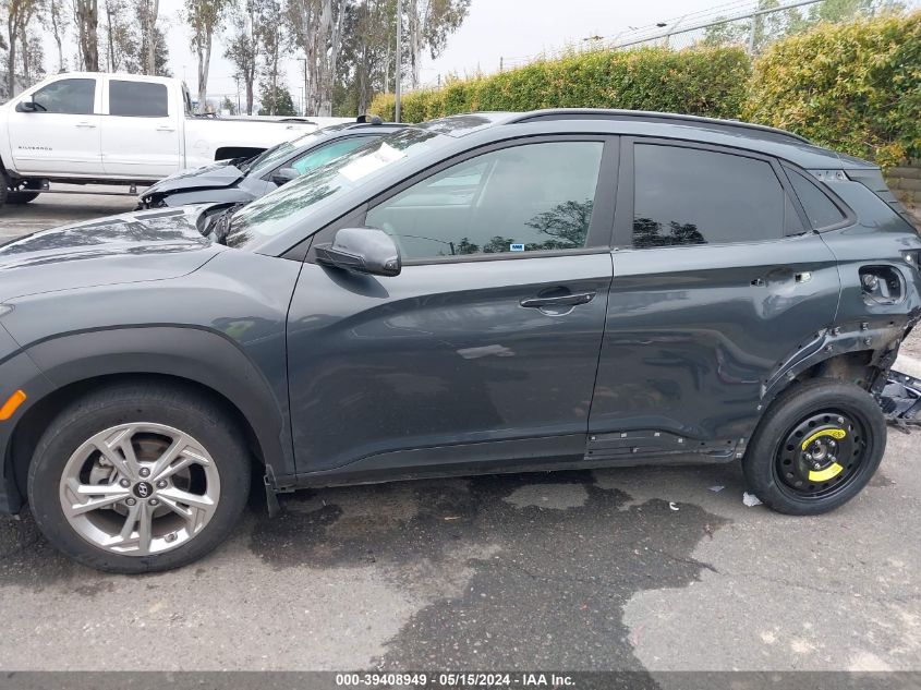 2022 Hyundai Kona Sel VIN: KM8K62AB5NU880014 Lot: 39408949