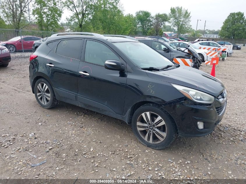 2015 Hyundai Tucson Limited VIN: KM8JU3AG2FU977692 Lot: 39408955