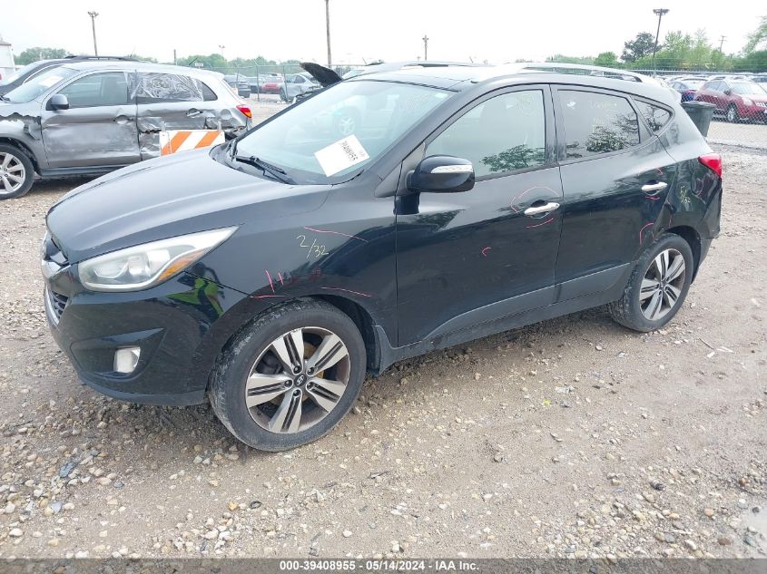 2015 Hyundai Tucson Limited VIN: KM8JU3AG2FU977692 Lot: 39408955