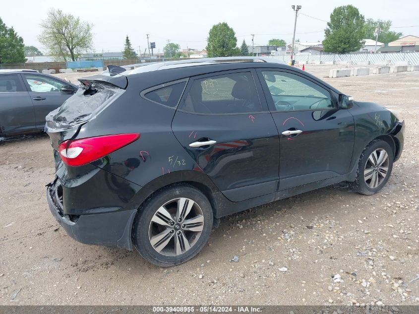 2015 Hyundai Tucson Limited VIN: KM8JU3AG2FU977692 Lot: 39408955