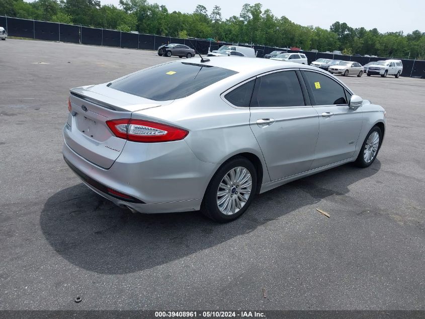 2014 Ford Fusion Energi Titanium VIN: 3FA6P0SU5ER189361 Lot: 39408961