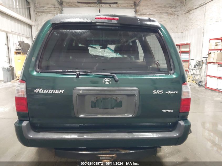 2000 Toyota 4Runner Sr5 V6 VIN: JT3HN86R9Y0277769 Lot: 39408972