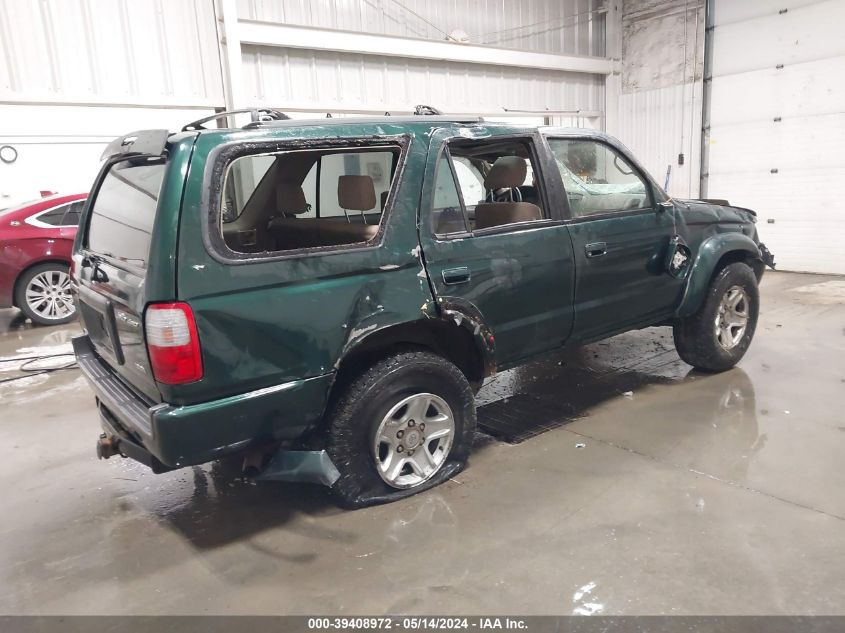 2000 Toyota 4Runner Sr5 V6 VIN: JT3HN86R9Y0277769 Lot: 39408972