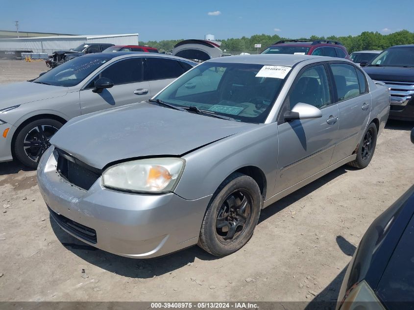 2006 Chevrolet Malibu Lt VIN: 1G1ZT51826F186445 Lot: 39408975