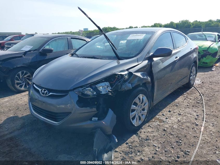 2013 Hyundai Elantra Gls VIN: 5NPDH4AEXDH212943 Lot: 39409002