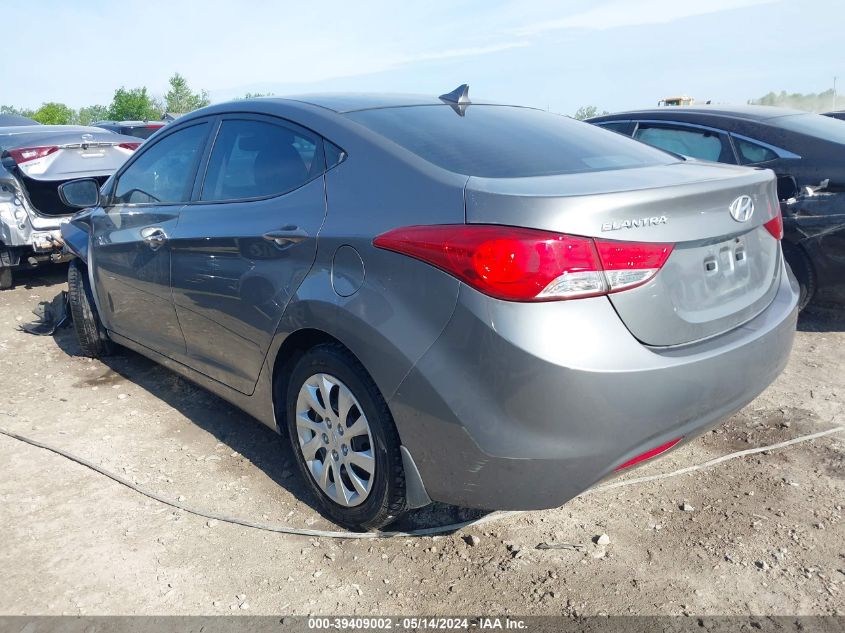 2013 Hyundai Elantra Gls VIN: 5NPDH4AEXDH212943 Lot: 39409002