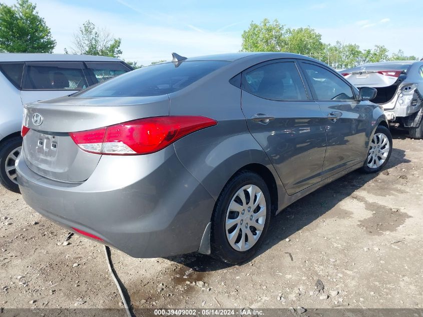 2013 Hyundai Elantra Gls VIN: 5NPDH4AEXDH212943 Lot: 39409002