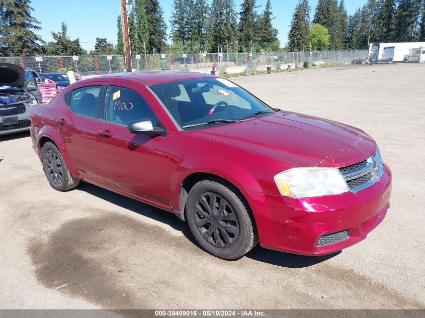 2014 Dodge Avenger Se VIN: 1C3CDZAB7EN215430 Lot: 39409016