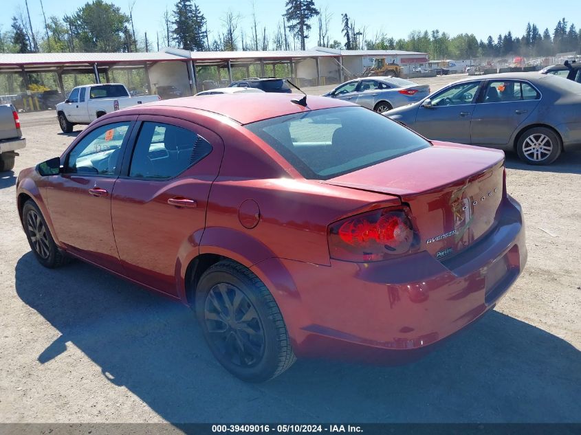 2014 Dodge Avenger Se VIN: 1C3CDZAB7EN215430 Lot: 39409016